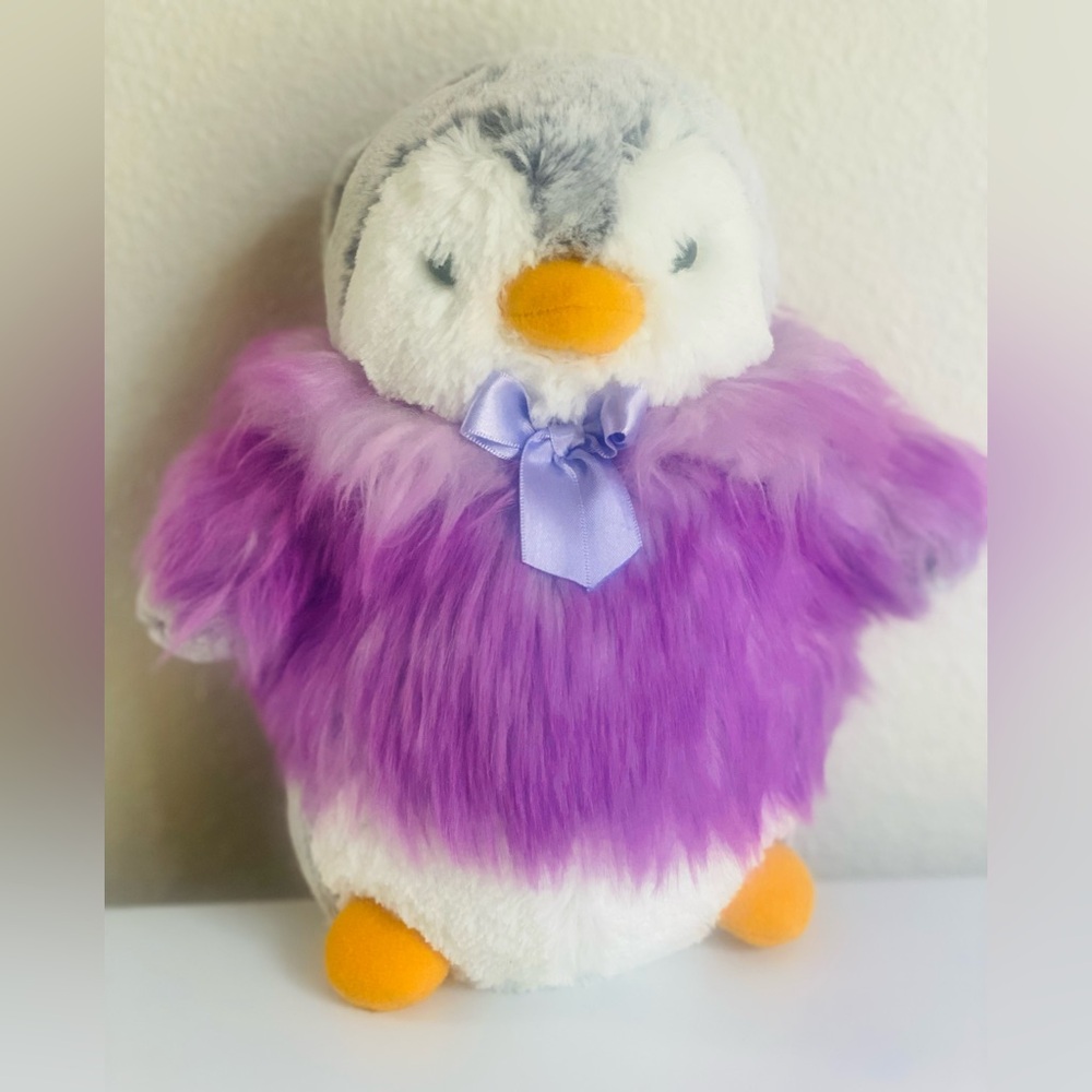 Aurora Pom Pom purple and grey